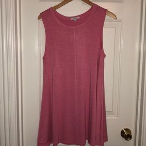 Pink Shift Tank Dress